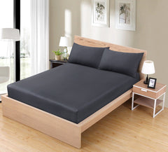 Cotton Bamboo Sateen-Fitted Sheet